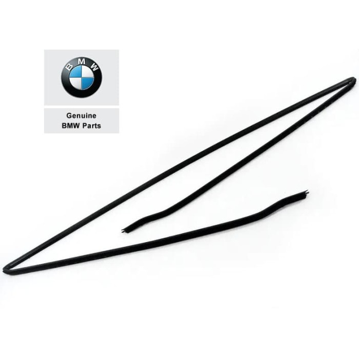 Jual New Original Bmw E39 Rubber Seal Karet Lis Kaca Depan 51318159784