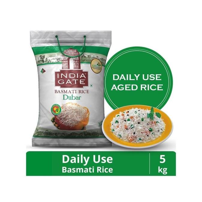 Jual India Gate Dubar Basmati Rice 5 KG Beras Basmati India Gate 5KG