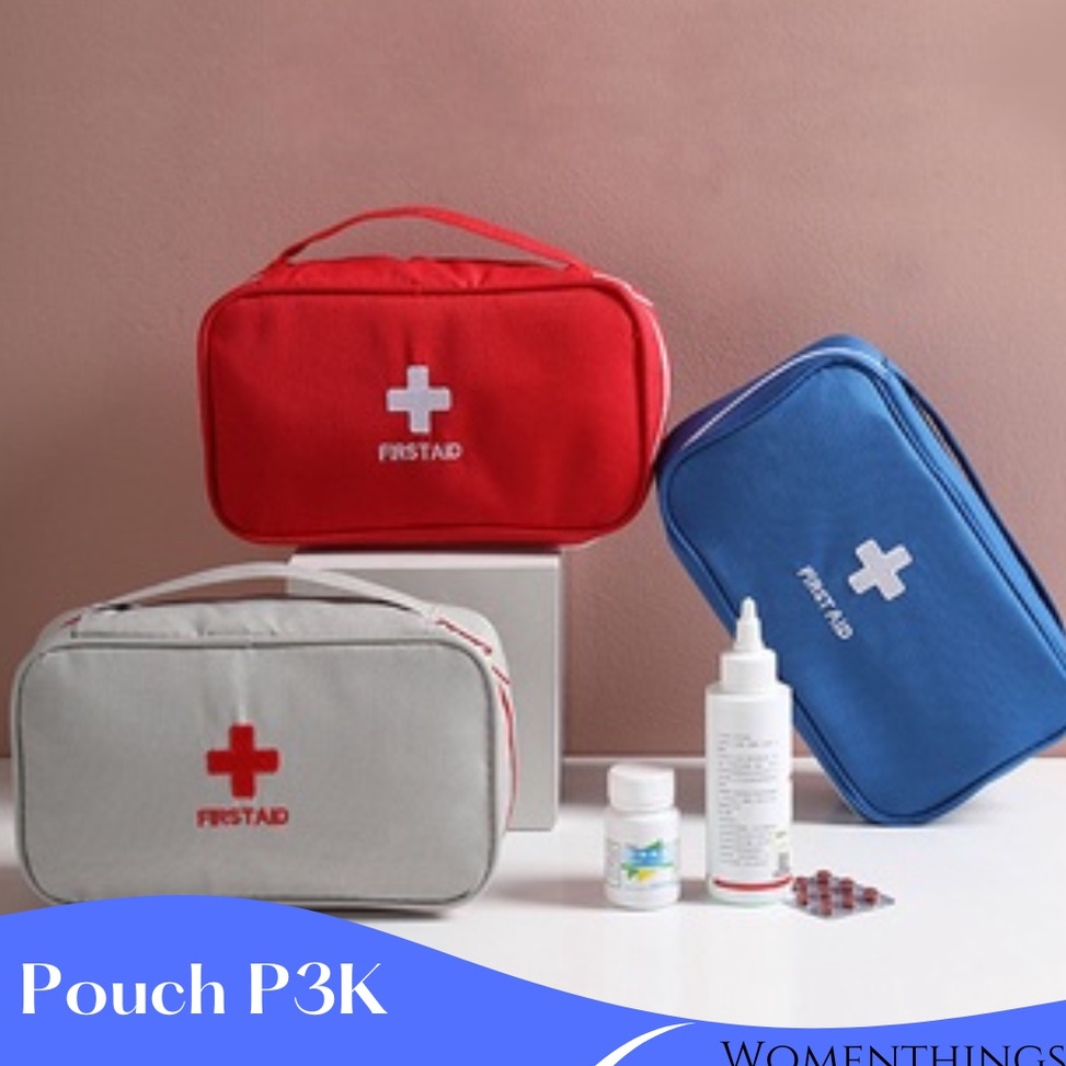 Jual MALL Pouch P3K Tas Kotak P3K Tempat Peralatan P3K Kotak Obat First