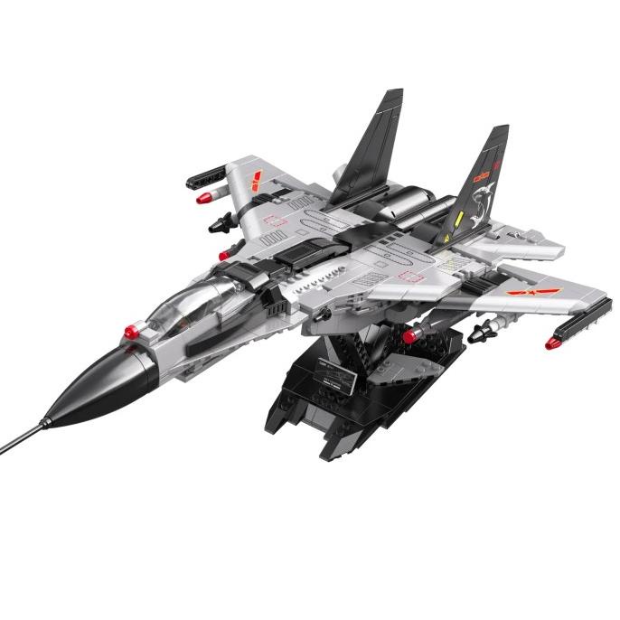 Jual Double E CADA C56027W Fighter Jet Toy Building Block | Shopee ...