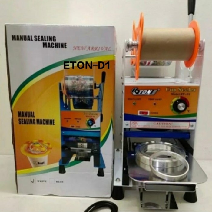 Jual Mesin Cup Sealer Eton Et D Manual Untuk Gelas Jumbo Tinggi