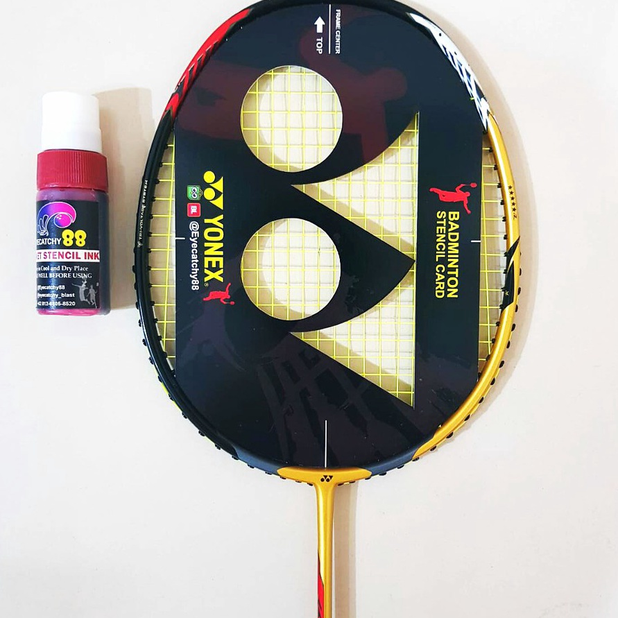 Jual BestSeller Tinta/Ink dan Stencil Card Badminton/Logo Raket