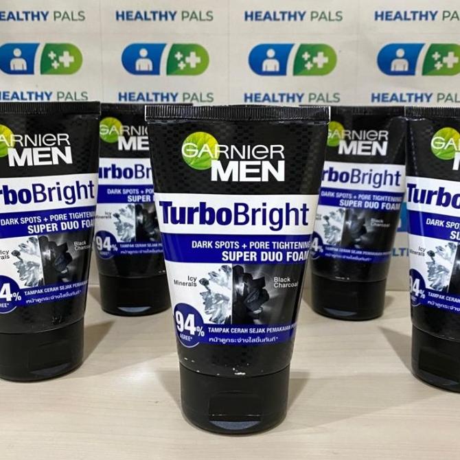 Jual JUAL PROMOO !!! GARNIER MEN TURBO BRIGHT POWER WHITE SUPER DUO