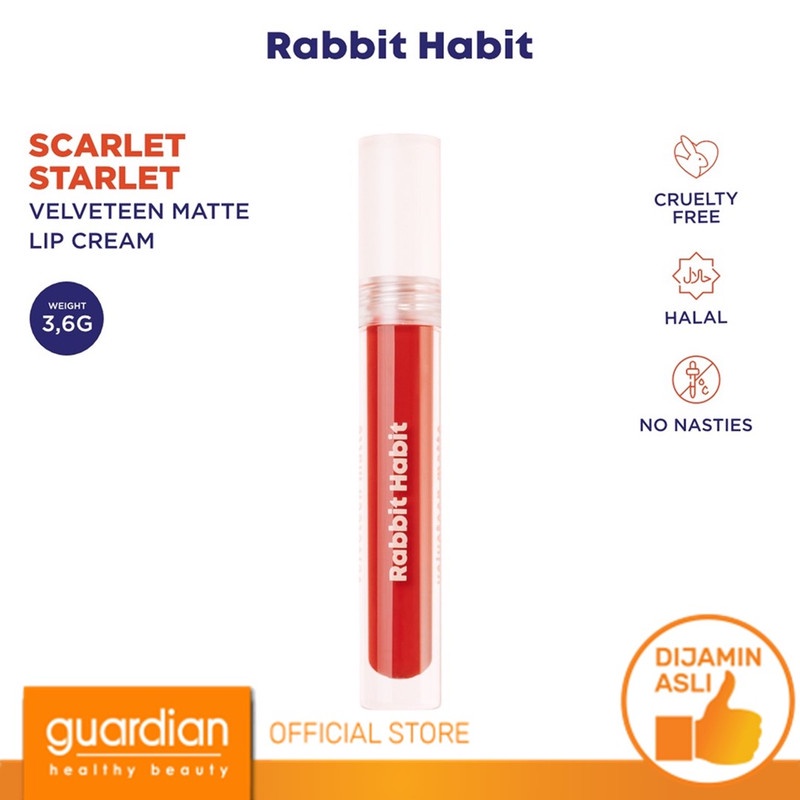 Jual Rabbit Habit Velveteen Matte 09 Scarlet Starlet 3.6G | Shopee ...