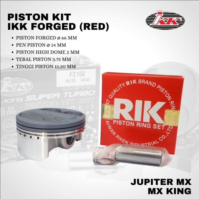Jual Original Piston Ikk Mx Mx King 66 Pin 14 Red Terbaru