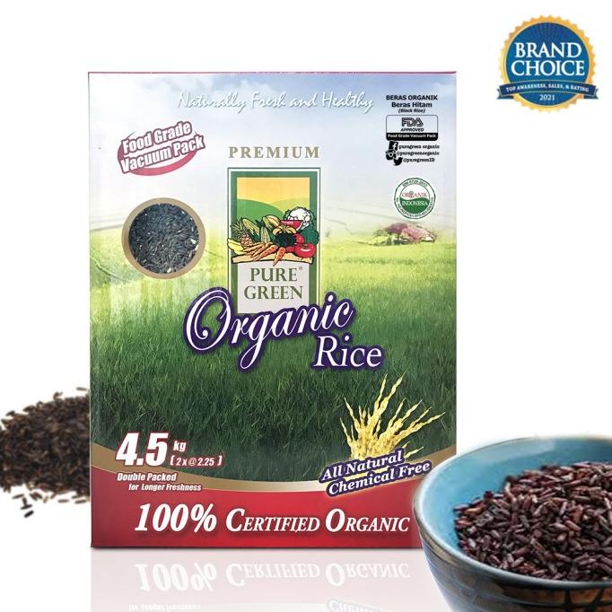 Jual Puregreen Organic Rice Beras Organik Beras Hitam (Black Rice) 4,5 ...