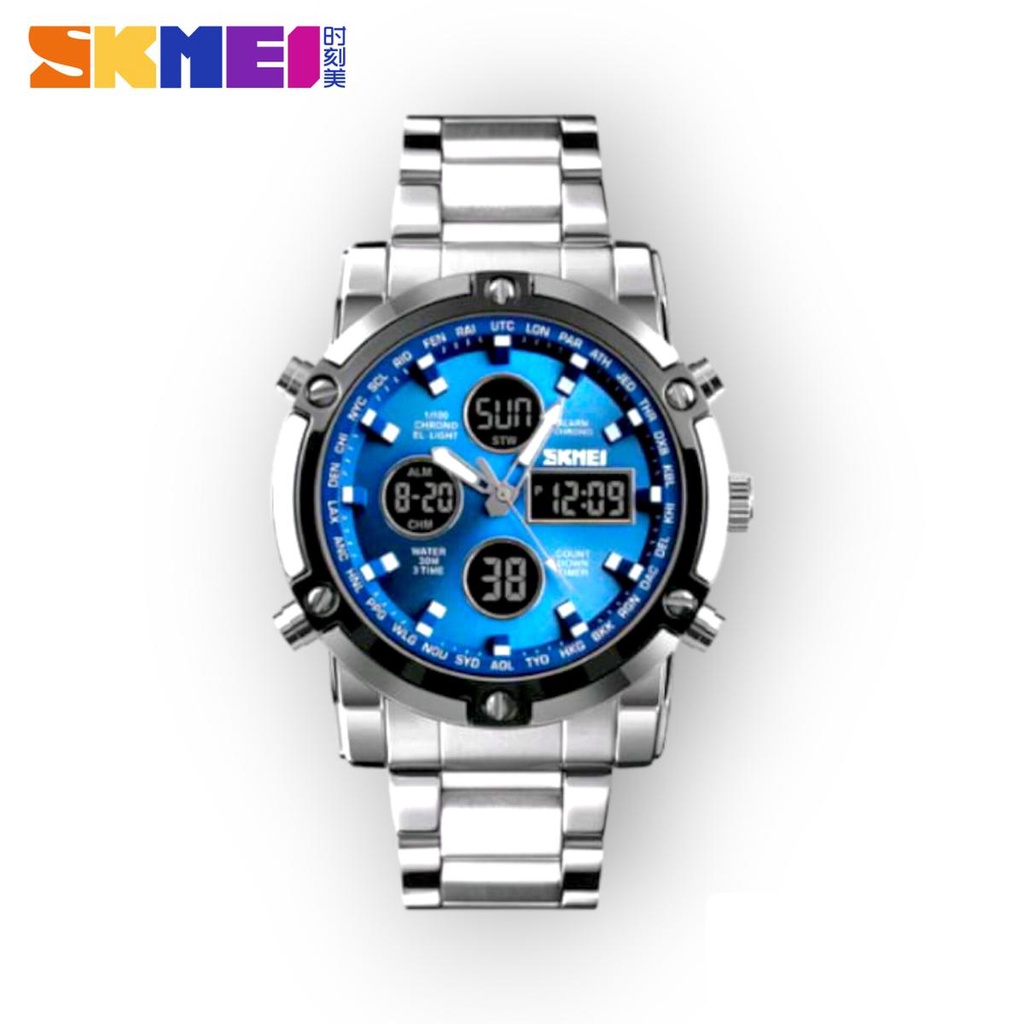 Jual BARU Jam Tangan Pria Digital Fashion Kuarsa Baja Anti-karat Jam ...