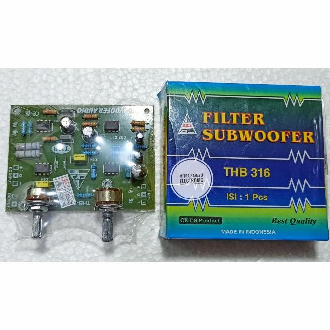 Jual populer] Kit Filter Subwoofer THB 316 CKJ Filter 2 Potensio CKJ ...