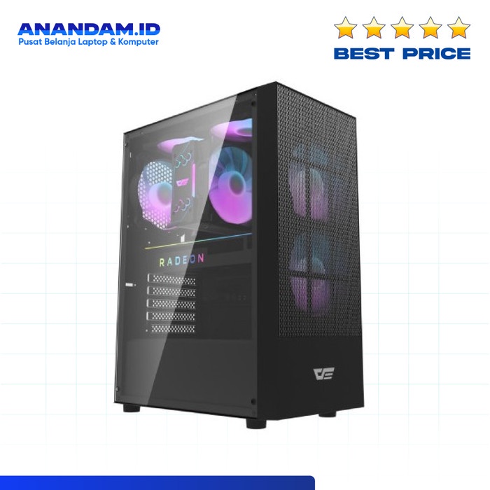Jual Casing darkFlash A290 ATX PC Gaming Case WITH 3 RGB FAN - Hitam ...