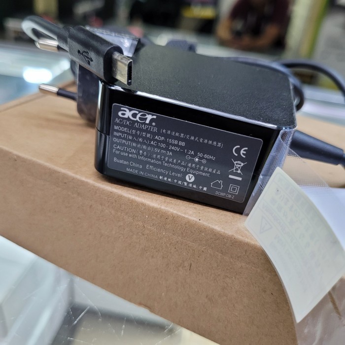 Jual Adaptor Acer One 10-S100X 10-S105X 5V 3A MICRO USB AC14 | Shopee ...