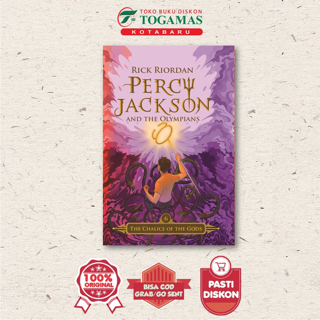 Jual Percy Jackson And The Olympians 6 The Chalice Of The Gods Rick