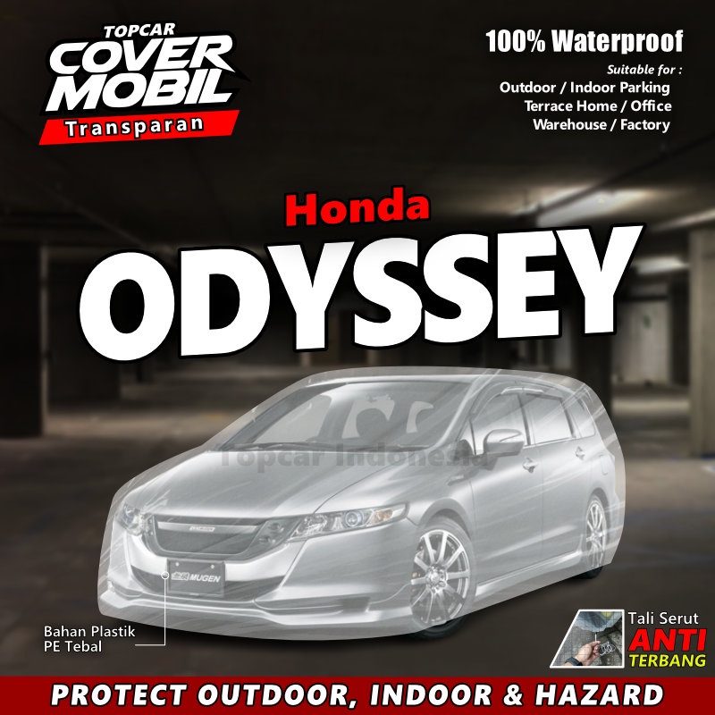 Jual PROMO REDY Cover Mobil Transparan Honda Odyssey Plastik Tebal ...