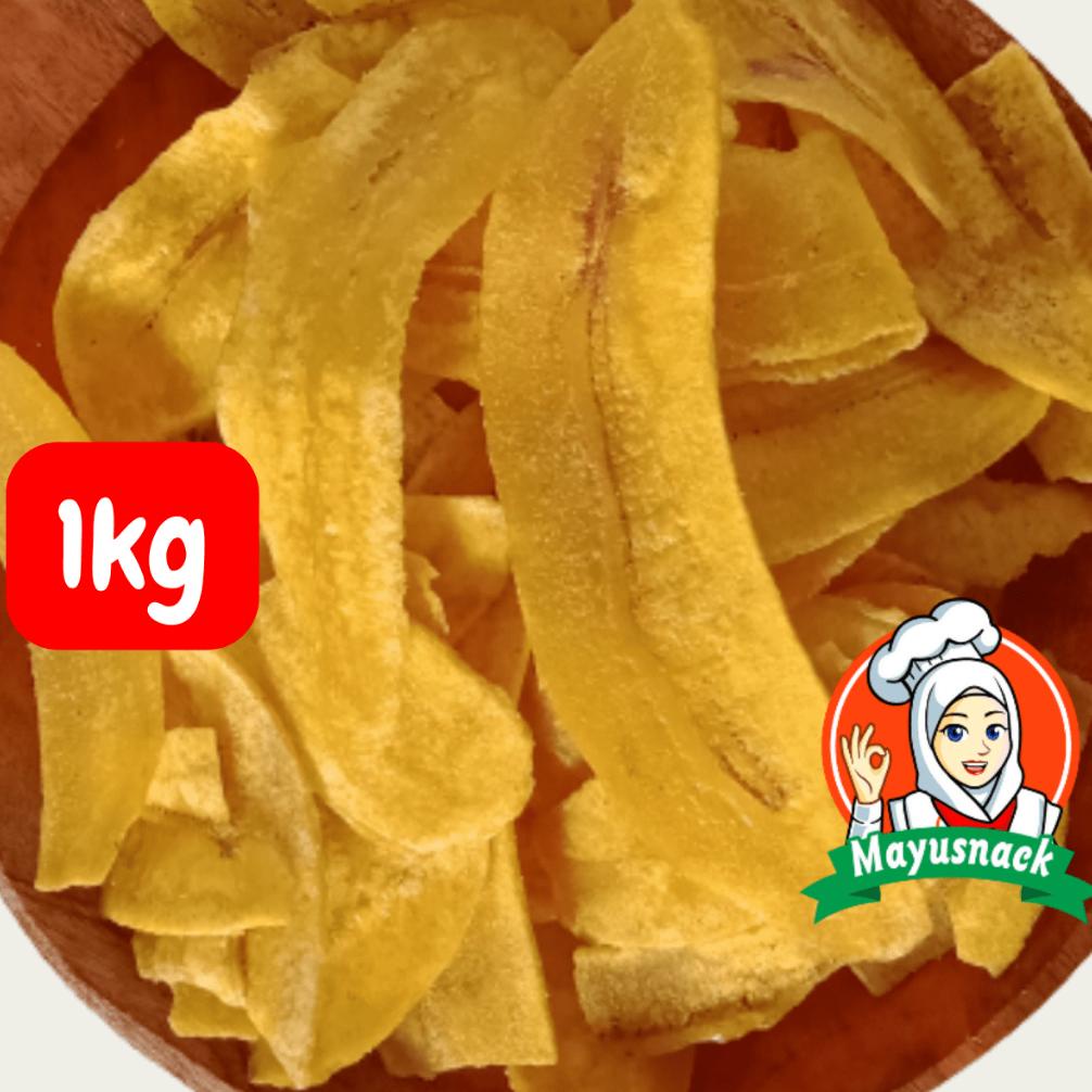 Jual Baru Keripik Pisang Asin Gurih Kg Snack Kiloan Cemilan Camilan Lebaran Makanan Ringan