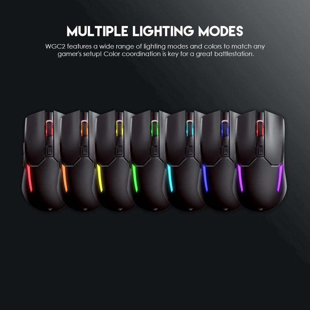 Jual Diskon Mouse Wireless Gaming Pro Fantech Wgc2 Venom Ii Rgb