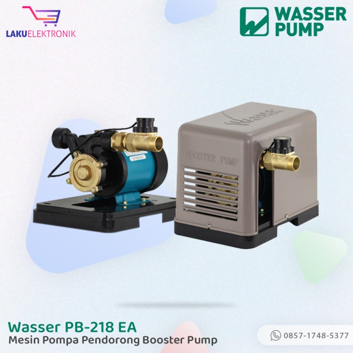 Jual Mesin Pompa Air Dorong Wasser Pb 218 Ea Booster Pump Shopee