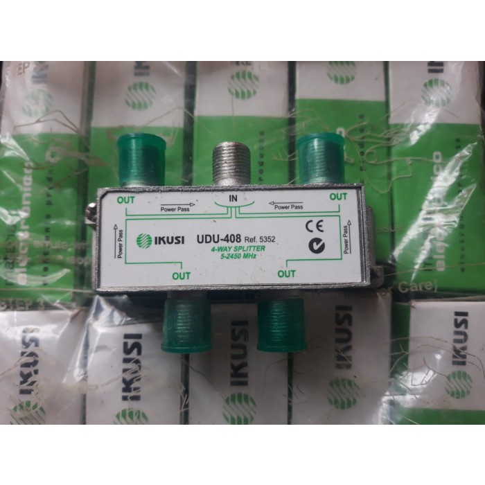 Jual Splitter Ikusi 4 Way 5-2450Mhz Matv Catv Cable Promo Terbaru ...