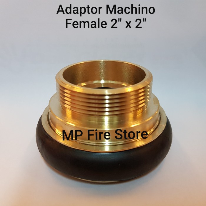 Jual Adaptor Pemadam Machino Female Cewek 2 X 2 Inch Drat Luar Kuningan ...