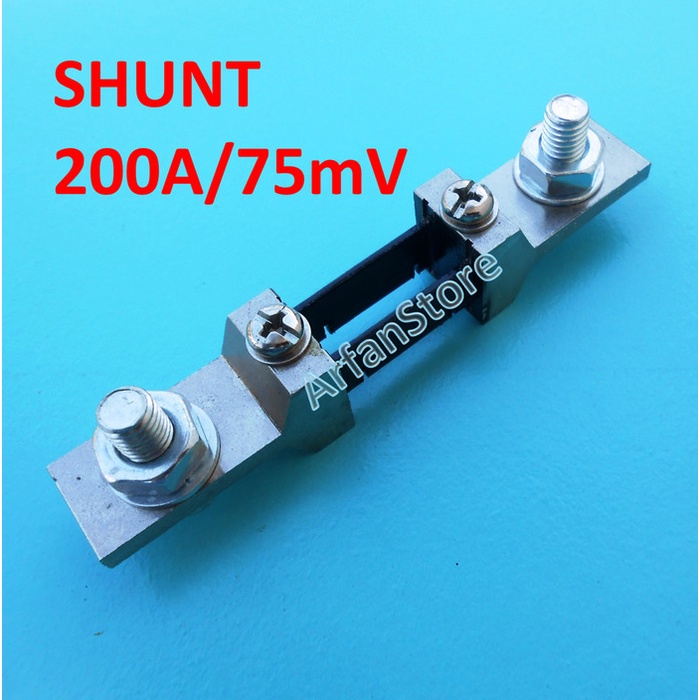 Jual Shunt Resistor 200A 75mV Untuk Ammeter Display Digital Ampere ...