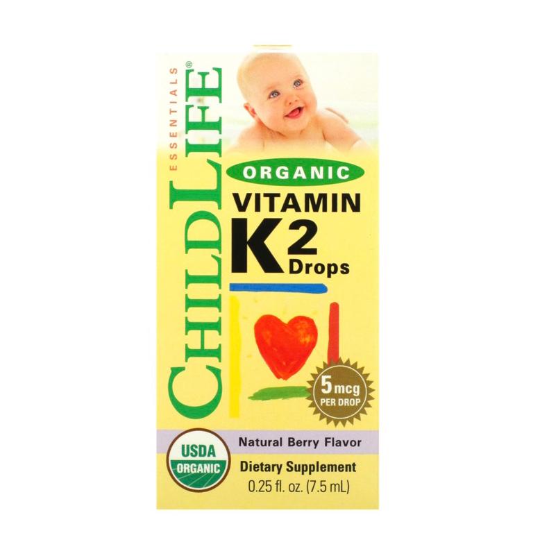 Jual CHILDLIFE ORGANIC VITAMIN K2 DROPS NATURAL BERRY 5 MCG (7,5 ML) Shopee Indonesia