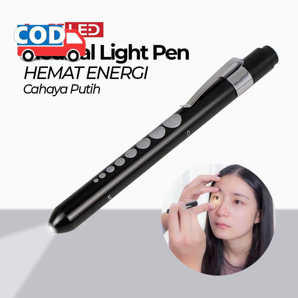 Jual Pulpen Senter Medis Cek Respon Mata Tanpa Sinar Biru Blue Ray