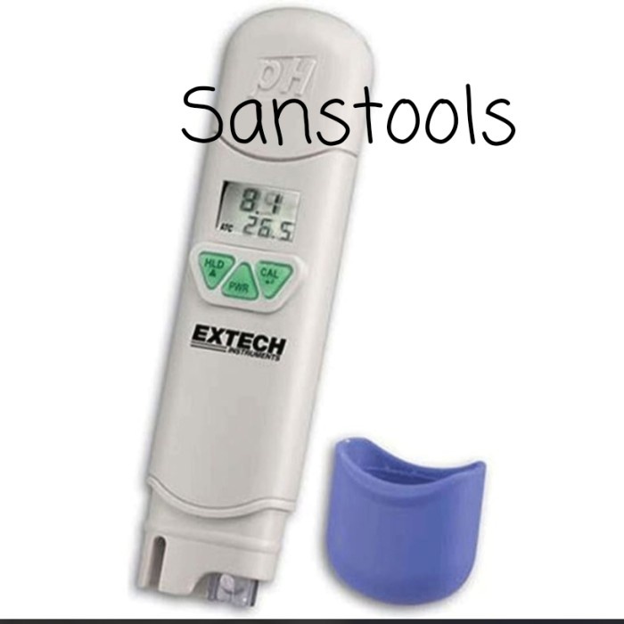 Jual Original Extech Ph-60 Pen Ph Meter With Temperature Suhu Air Ph 60 ...