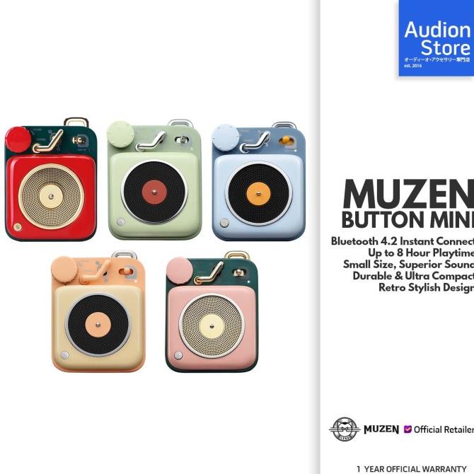 Jual MUZEN BUTTON MINI Portable Mini Compact Wireless Bluetooth Speaker ...