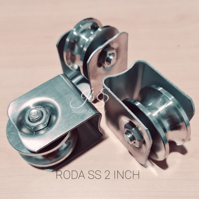 Jual Roda Pintu Pagar Stainless Inchi Shopee Indonesia