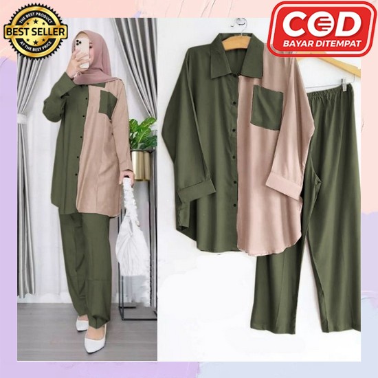 Jual Set Ootd Fashionable Setelan Baju Terbaru 2024 Stln Pakean ...