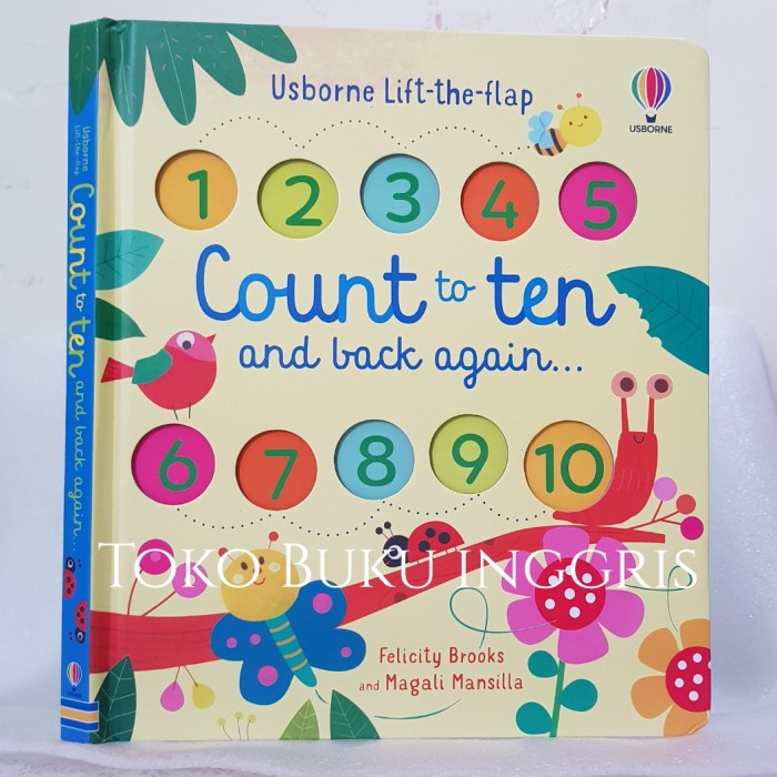 Jual Usborne lift the flap count to ten | Shopee Indonesia