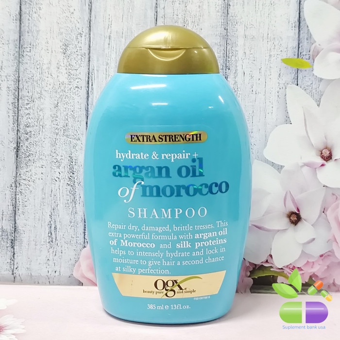 Jual Ogx Hydrate Repair Argan Oil Of Morocco Extra Strength Shampoo 385ml Shopee Indonesia 0022