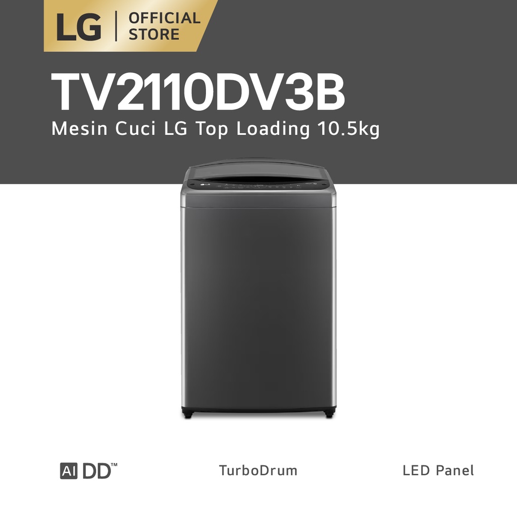 Jual LG Mesin Cuci Top Load 10,5kg - Top Load AIDD - Inverter Direct ...