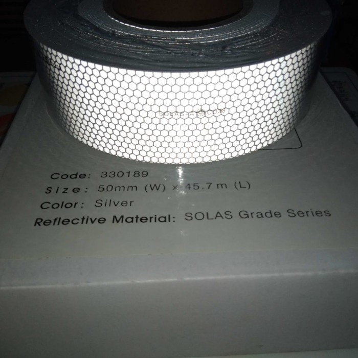 Jual Solas Reflective Tape 2 Inchi X 45 Meter / Stiker Lifebuoy ...