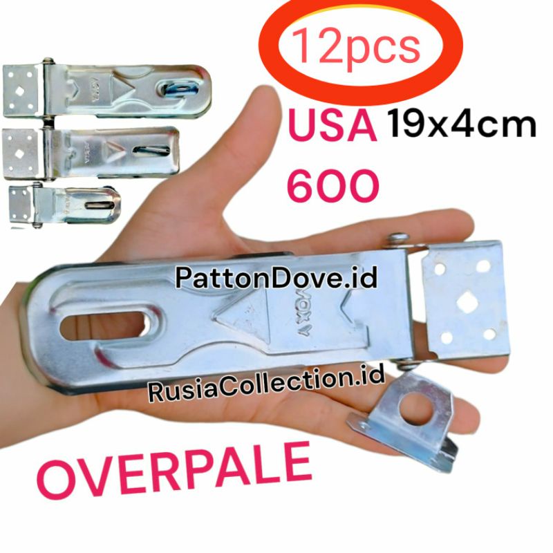 Jual OVERVAL GEMBOK TEBAL TEKUK 12pcs 3