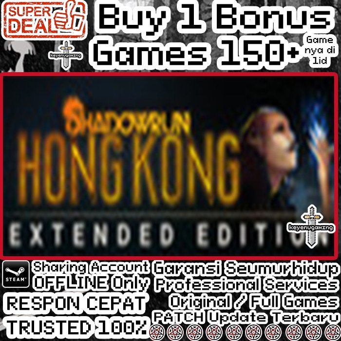 Jual Shadowrun: Hong Kong - Extended Edition Buy 1 Get 150 GAME Orig ...