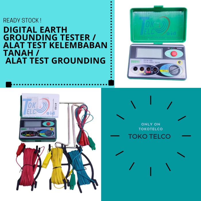 Jual For Sale Digital Earth Grounding Tester / Alat Test Kelembaban Tanah / Mager Original