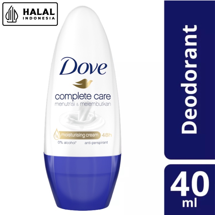 Jual Dove DEODORANT WANITA ROLL ON ANTIPERSPIRANT COMPLETE CARE with