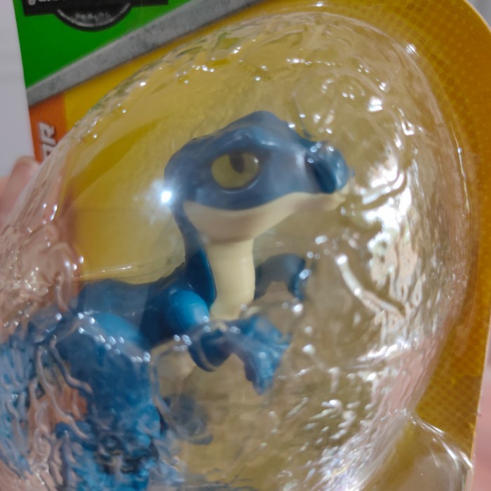 Jual jurassic world imaginext egg velociraptor raptor blue red | Shopee ...
