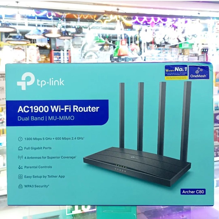 Jual TPLINK Archer C 80 AC1900 WiFi Router / Archer C80 AC 1900 Mu-Mimo ...
