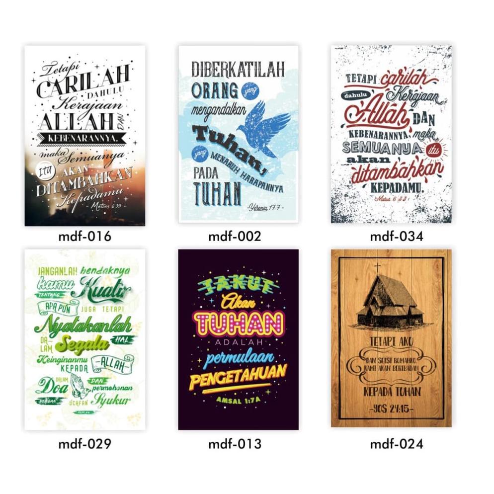 Jual Sale Hiasan Dinding Rohani Ayat Alkitab Kecil Grosir | Shopee ...