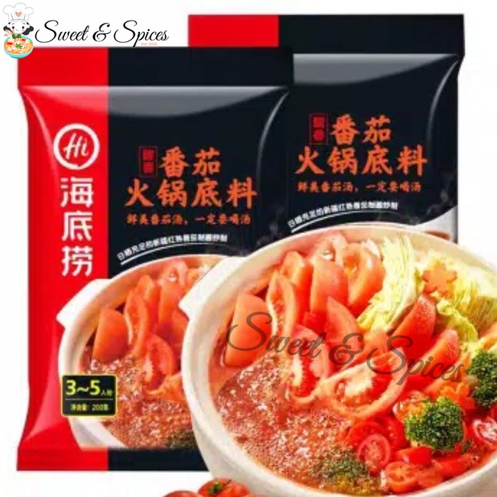 Jual Hai Di Lao Tomato Soup Base Seasoning Haidilao Tomat Hotpot Shabu Mala Shopee Indonesia
