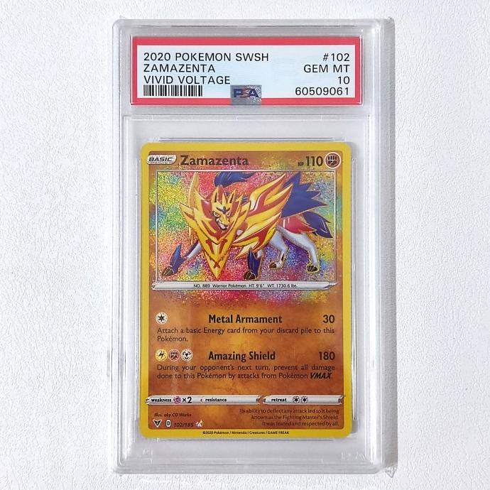 Jual Zamazenta 102/185 Amazing R Vivid Voltage PSA 10 - Graded Pokemon ...