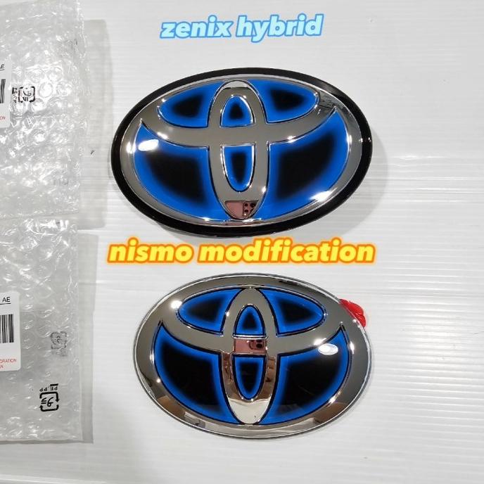 Jual Emblem Toyota Hybrid Zenix Depan Belakang Emblem Hybrid Toyota