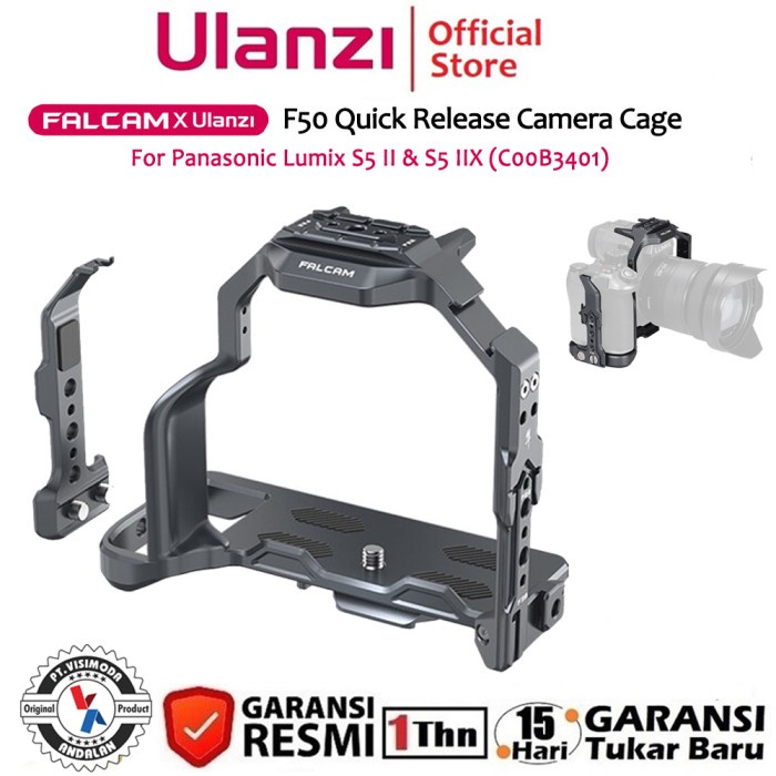 Falcam F22 & F38 & F50 QR Camera Cage for Panasonic Lumix S5 II & S5 IIX  C00B3401