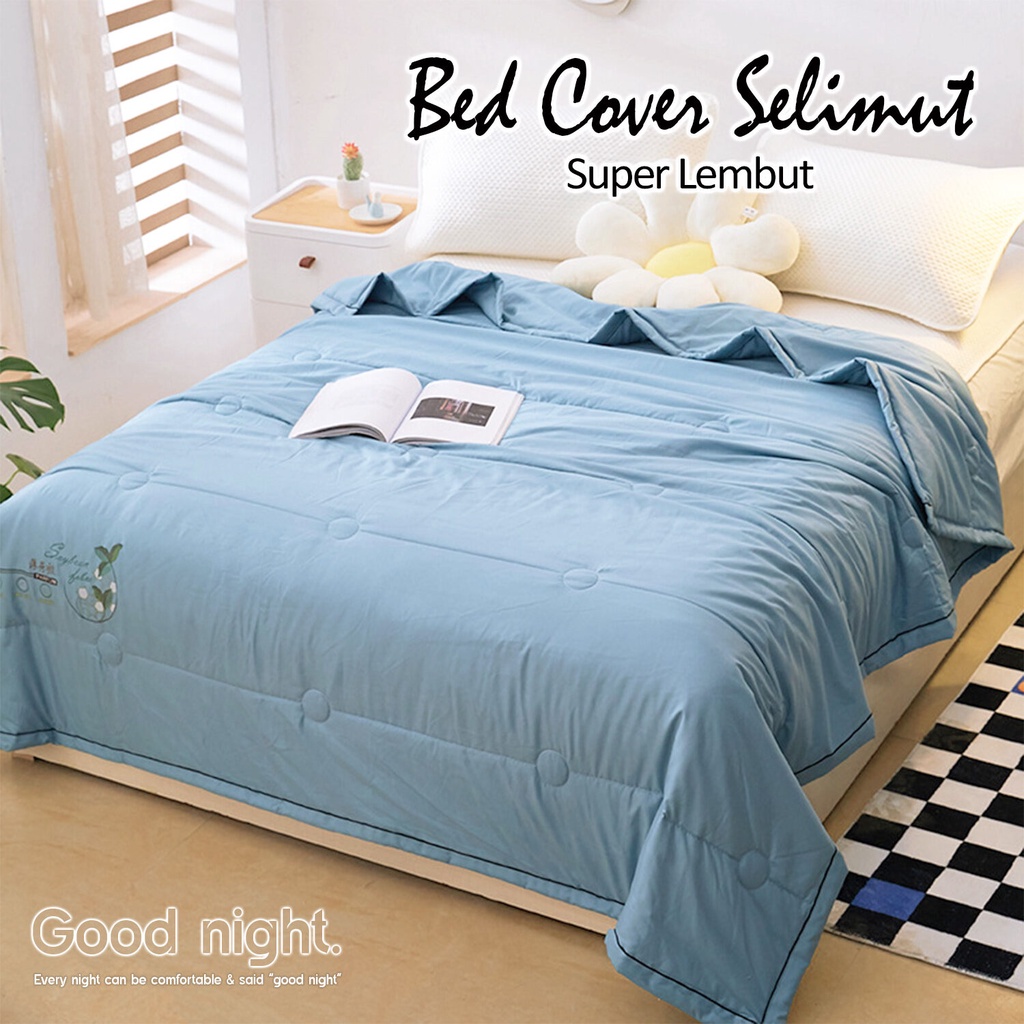 Wit Grijs Sprei Op Het Bed Dubbele Stof Matras Cov