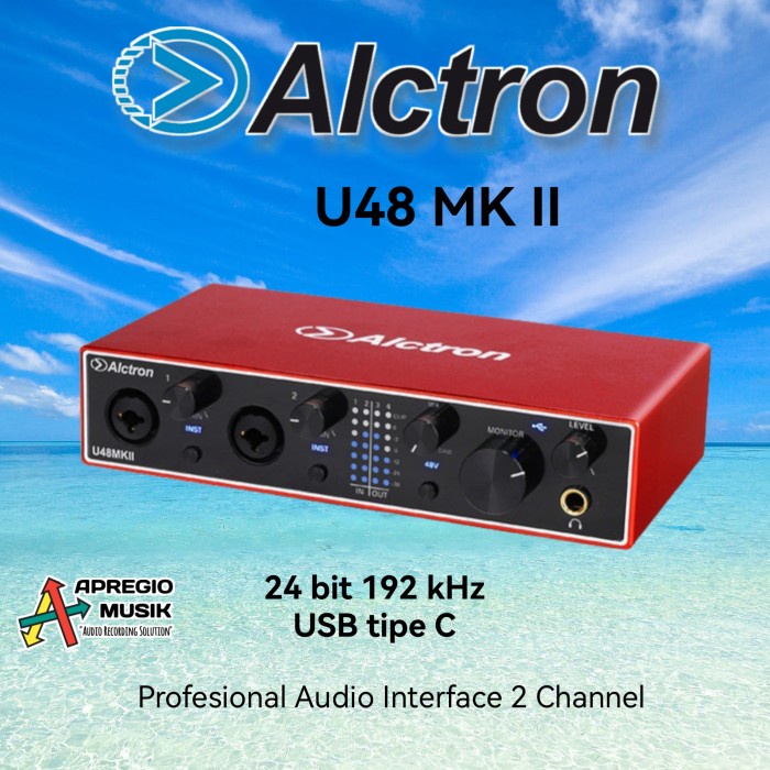 Jual Alctron U48 MK2 MK II USB Recording Tipe C 24 bit 192 kHz 2 ...