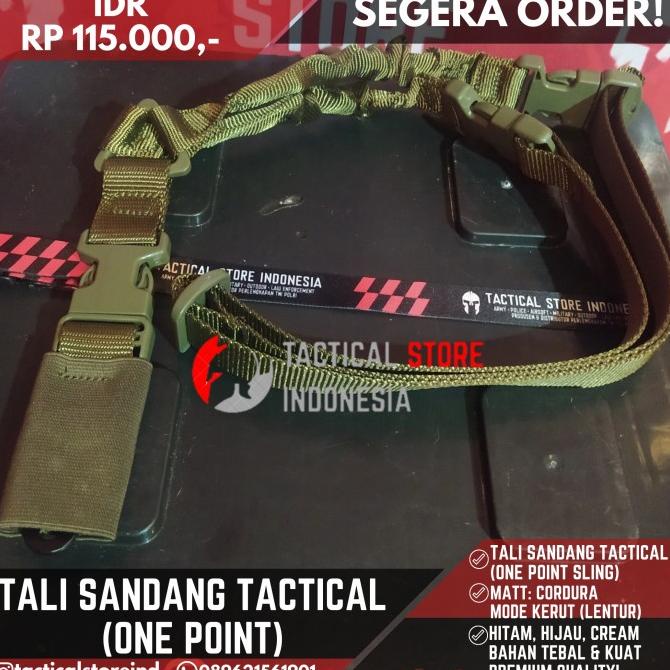 Jual Tali Sandang Tactical Cqb One Point Sling Hijau Shopee Indonesia