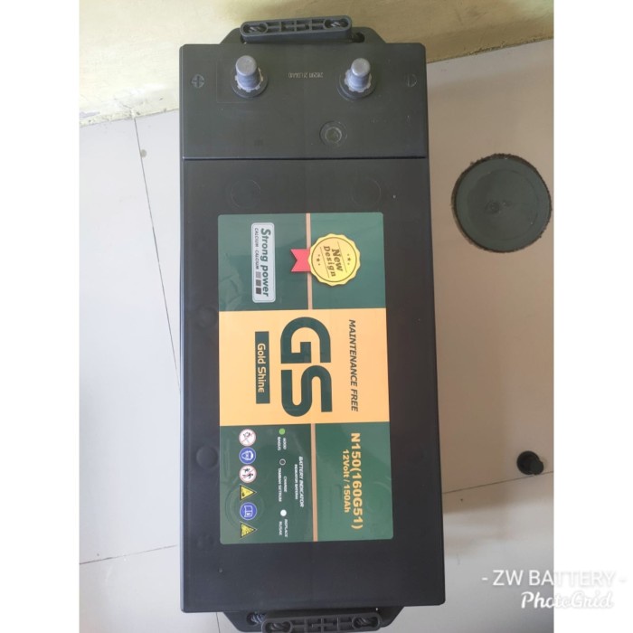 Jual Terbaru Aki 12 Volt 150 Ampere Aki Kering N150 Gs Mf | Shopee