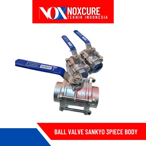 Jual Stop Kran Air Ball Valve Stainless Sankyo Pc Body Terlariss