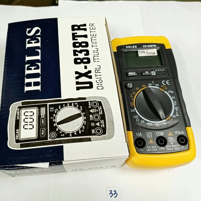 Jual Tang Amper, Avo, Multimeter Digital Heles UX838TR Shopee Indonesia
