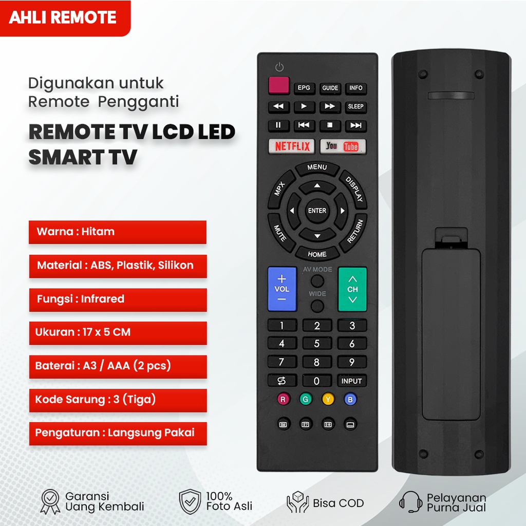 Jual Remot Tv Sharp Aquos Gb Wjsa Android Tv Remote Sharp Aquos Lcd